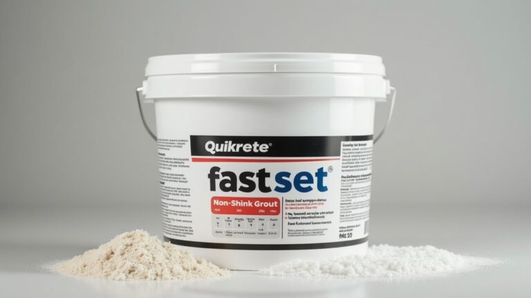 Quikrete Fast Set Non Shrink Grout